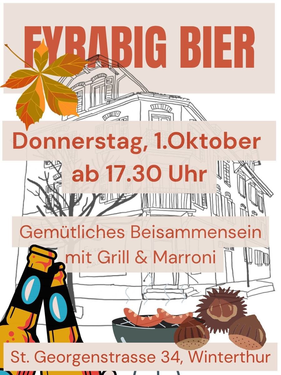 Fyrabigbier mit Marroni
